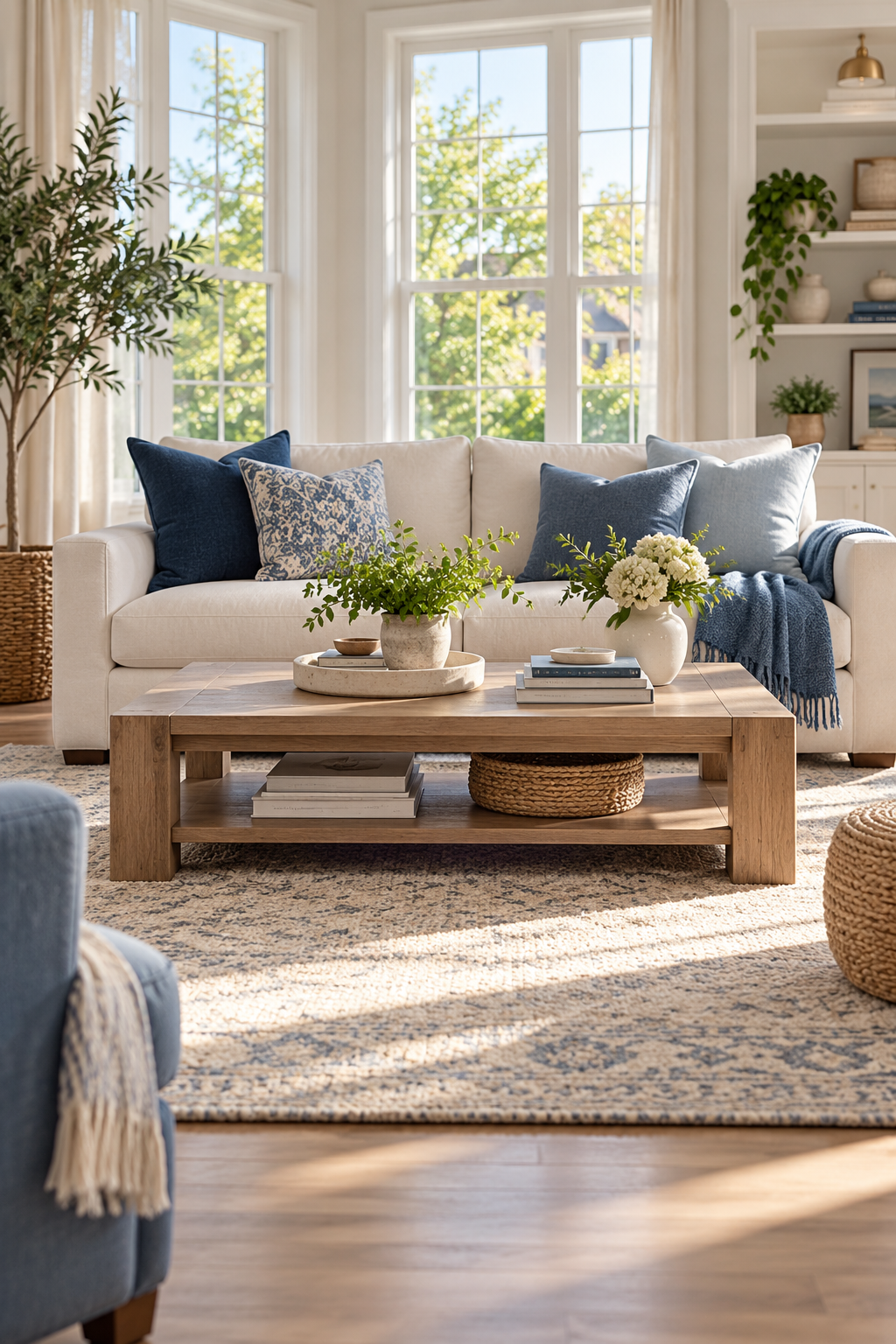 Tidy living room