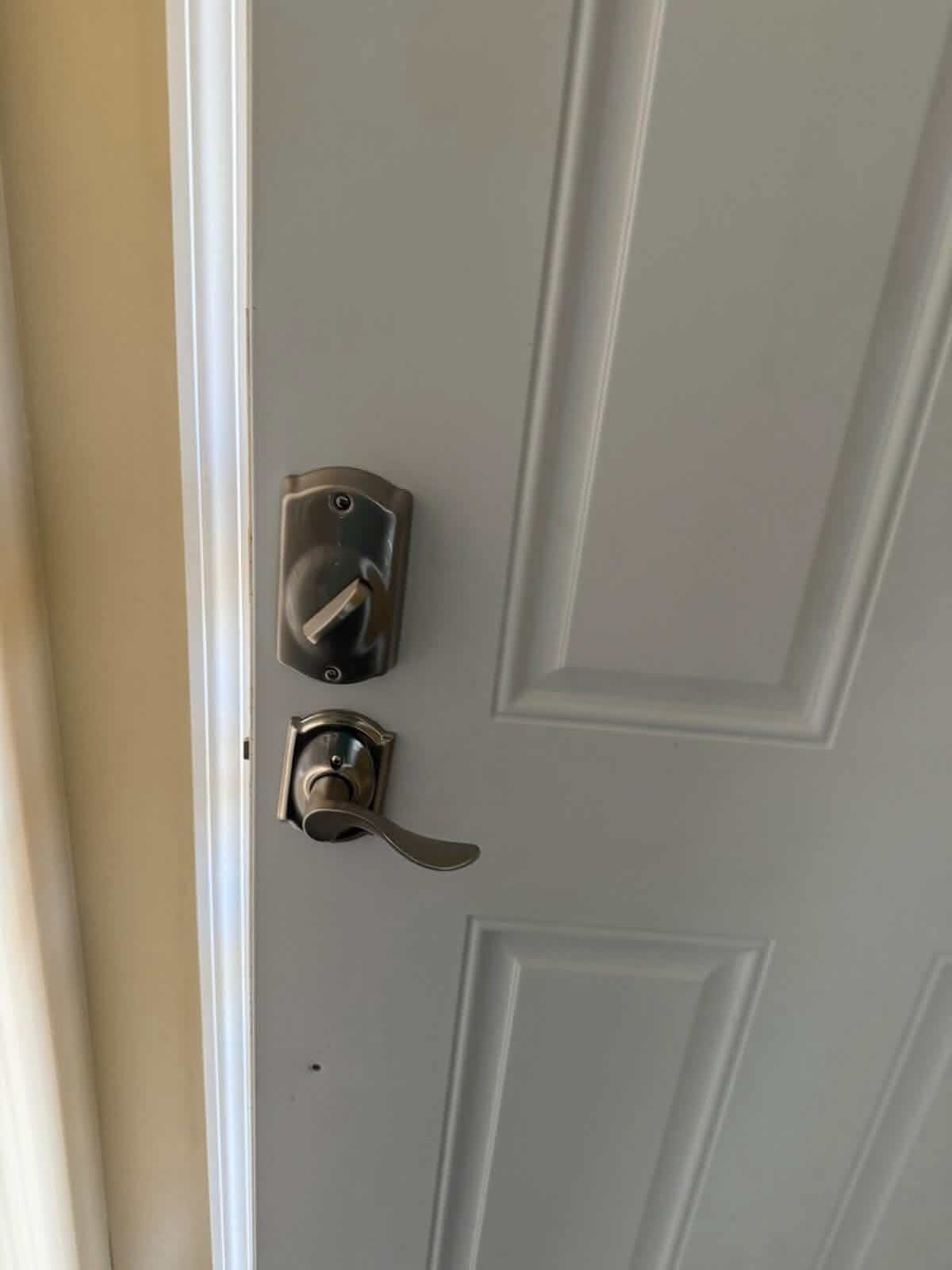 After of Door & entry detail