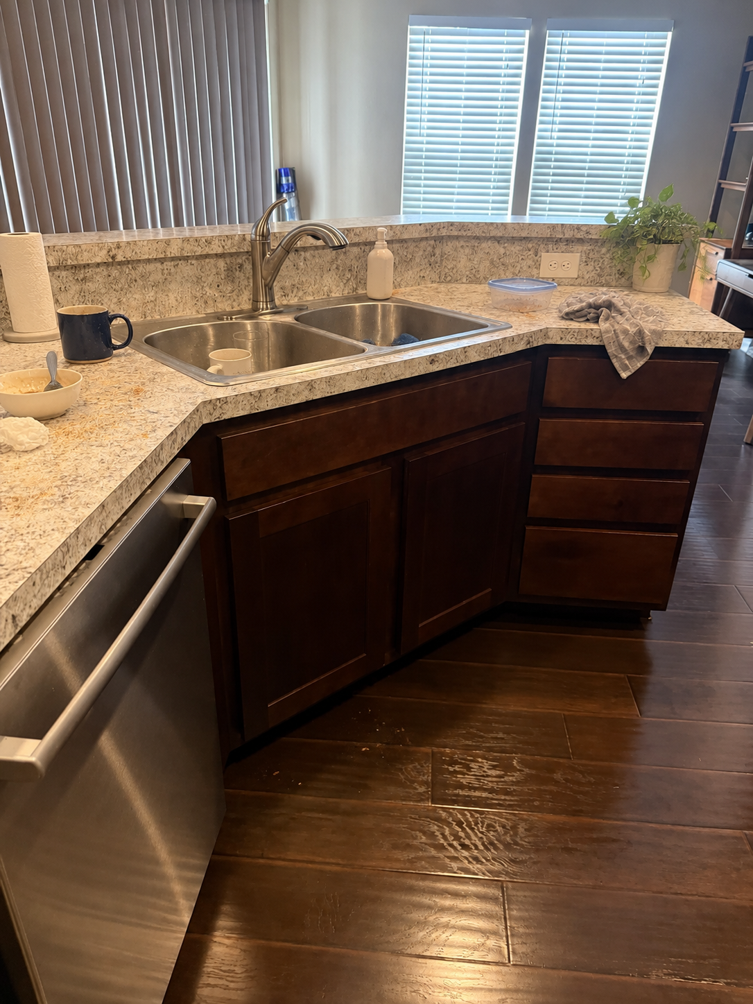 Before of Kitchen counter & sink